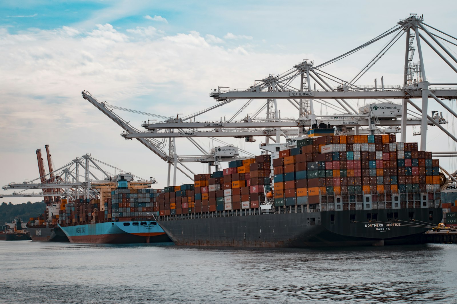 Container ship freight